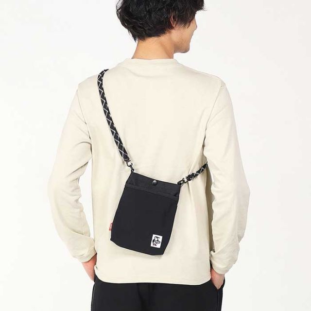 チャムス ショルダーバッグ chums CH60-3530 Recycle Mesh Pocket Shoulder リサイクルメッシュポケットショルダー ショルダーバッグ  (240829)