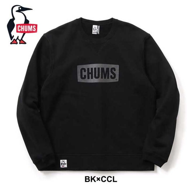 チャムス CHUMS ch00-1416 CHUMS Logo Crew Top チャムスロゴクルートップ パーカー スウェット 裏起毛 (240910)