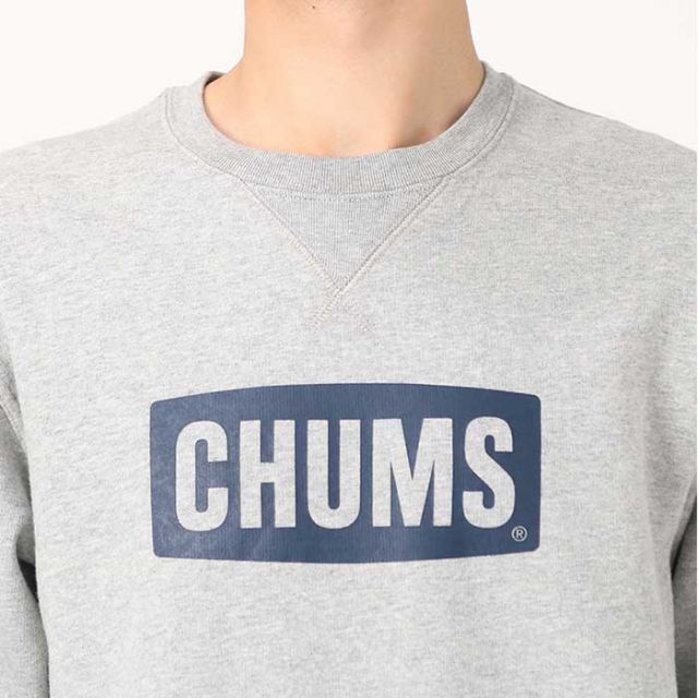 チャムス CHUMS ch00-1416 CHUMS Logo Crew Top チャムスロゴクルートップ パーカー スウェット 裏起毛 (240910)