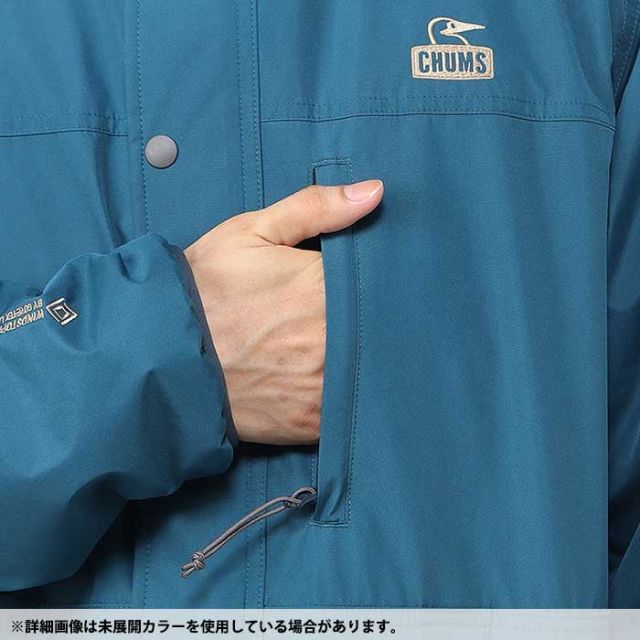 チャムス アウター ジャケット CHUMS CH04-1432 エルモゴアテックスウィンドストッパーリバーシブルジャケット メンズ GORE-TEX ブラック チャコール 秋冬 S / M / L (240910)
