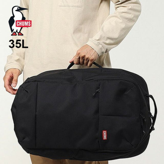 チャムス リュック chums CH60-3848 SLC 2way Overnight Day Pack 2ウェイオーバーナイトデイパック ビジネス 2way 大容量 通勤 バッグ 軽量 出張 PC収納 15インチ 撥水 キャリーオンバッグ 35L  ブランド SLC デイパック(250328)