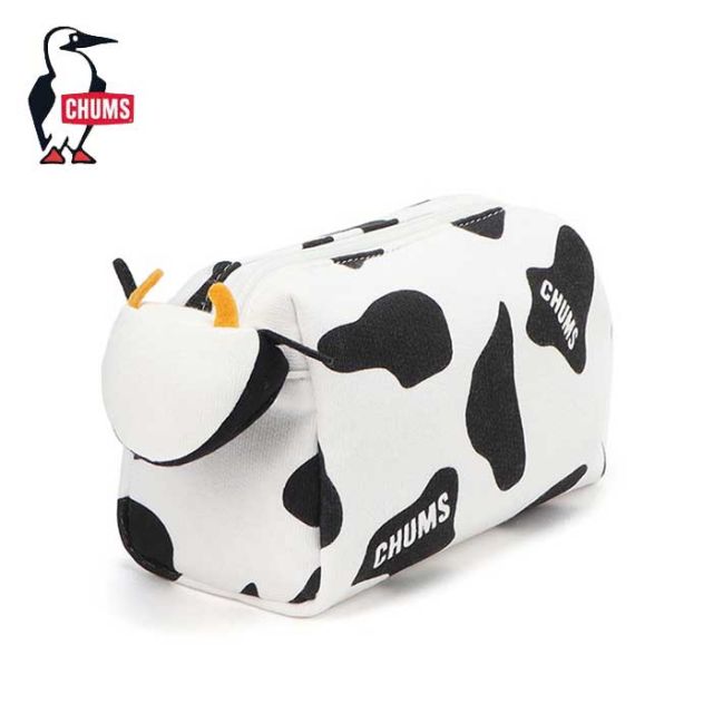 チャムス ポーチ chums CH60-3868 Cow Pouch カウポーチ 小物入れ 干支ポーチ うし スウェット素材 かわいいポーチ レディース 動物モチーフ ギフト 干支シリーズ 2025年 バッグ(250328)