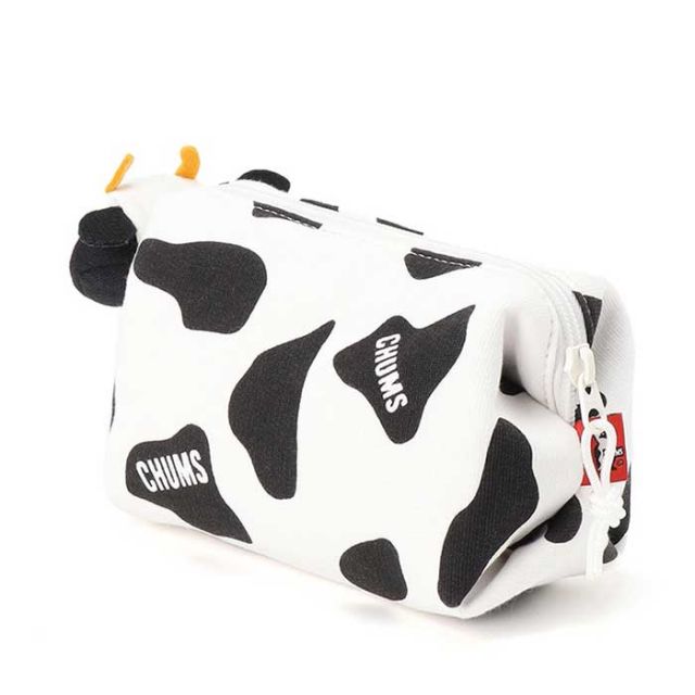 チャムス ポーチ chums CH60-3868 Cow Pouch カウポーチ 小物入れ 干支ポーチ うし スウェット素材 かわいいポーチ レディース 動物モチーフ ギフト 干支シリーズ 2025年 バッグ(250328)