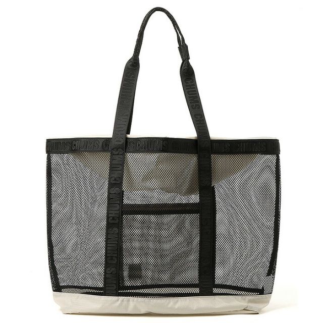 チャムス CHUMS CH60-3929　MESH TOTE BAG チャムス メッシュトートバッグ CHUMS トート バッグ アウトドア 28L 大容量 軽量 透け感 ドローコード 肩掛け可能 CH60-3929 (250406)