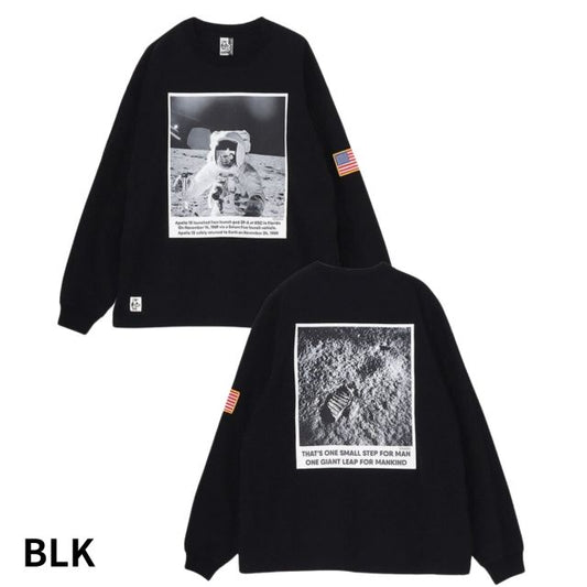 CHUMS CH01-2632 SPACE PHOTO BRUSHED L/S