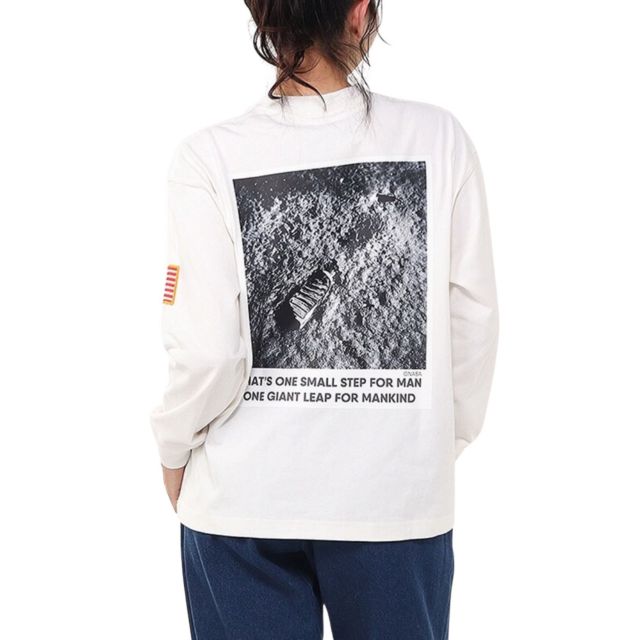 CHUMS CH01-2632 SPACE PHOTO BRUSHED L/S