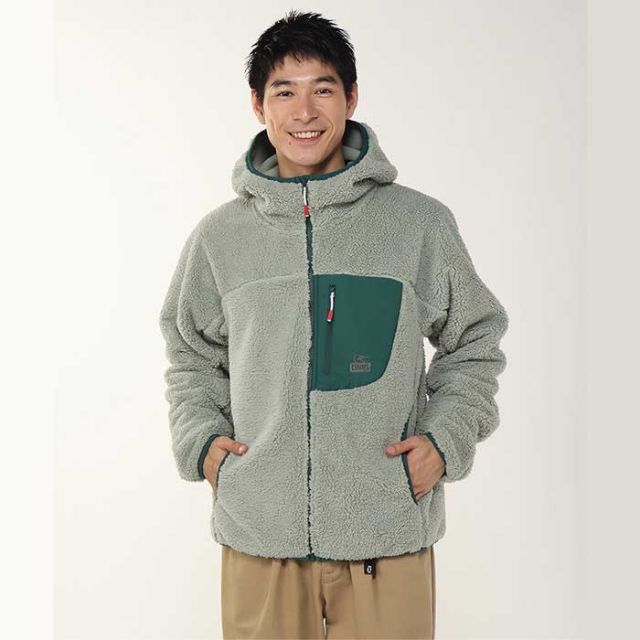 チャムス ボンディングフリースジップパーカー メンズ レディース ユニセックス CHUMS CH04-1476 BONDING FLEECE ZIP PARKA フリース ジップパーカー パーカー フーディ アウター 防風 冬 ジャケット 防寒 保温 アウトドア 　 (250912)