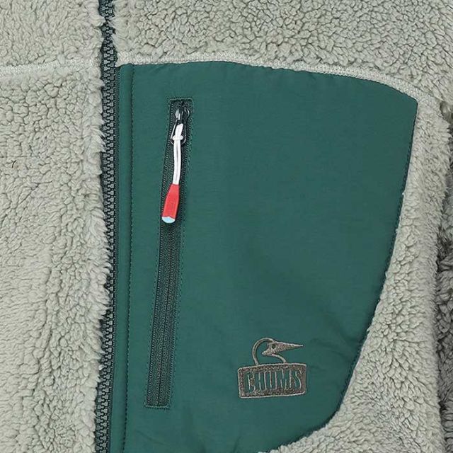 チャムス ボンディングフリースジップパーカー メンズ レディース ユニセックス CHUMS CH04-1476 BONDING FLEECE ZIP PARKA フリース ジップパーカー パーカー フーディ アウター 防風 冬 ジャケット 防寒 保温 アウトドア 　 (250912)