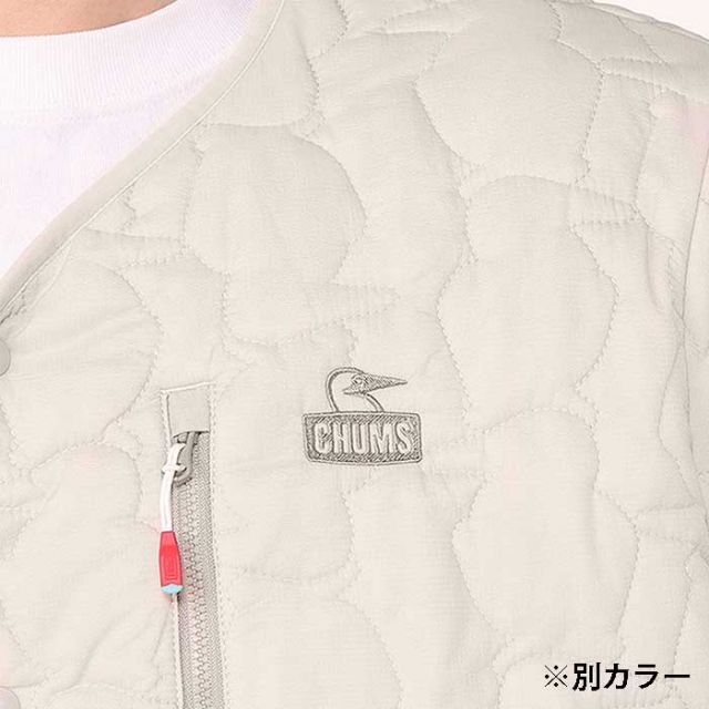 チャムス ブービーステッチパテッドカーディガン メンズ レデイース ユニセックス ジャケット アウター CHUMS CH04-1469 BOOBY STITCH PADDED CARDIGAN カーディガン キルティング 中綿 秋冬 防寒 アウトドア (250912)