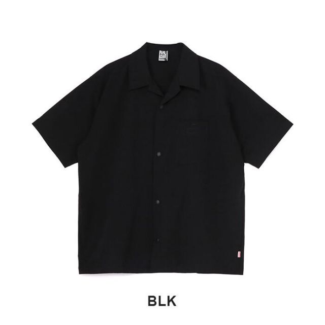 チャムス シアチャッカーストレッチシャツ CH02-1261 半袖シャツ メンズ レディース UVカット ドライ ストレッチ アウトドア カジュアル Seersucker Stretch S/S Shirt (260305)(メール便)