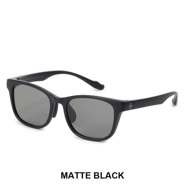 チャムス サングラス 偏光レンズ ウェリントン型 UVカット アウトドア キャンプ フェス ブラック CH62-2185 CHUMS Booby Wellington Sunglasses Matt Black CH62-2185 BOOBY WELLINGTON SUNGLASS (260321)