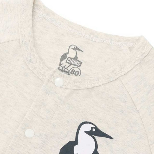 チャムス ベビーブービーロングスリーブロンパース 前開き 長袖 Chums CH27-1023 Baby Booby L/S Rompers 赤ちゃん キッズ カバーオール 出産祝い プレゼント ギフト 女の子 男の子 (240218)