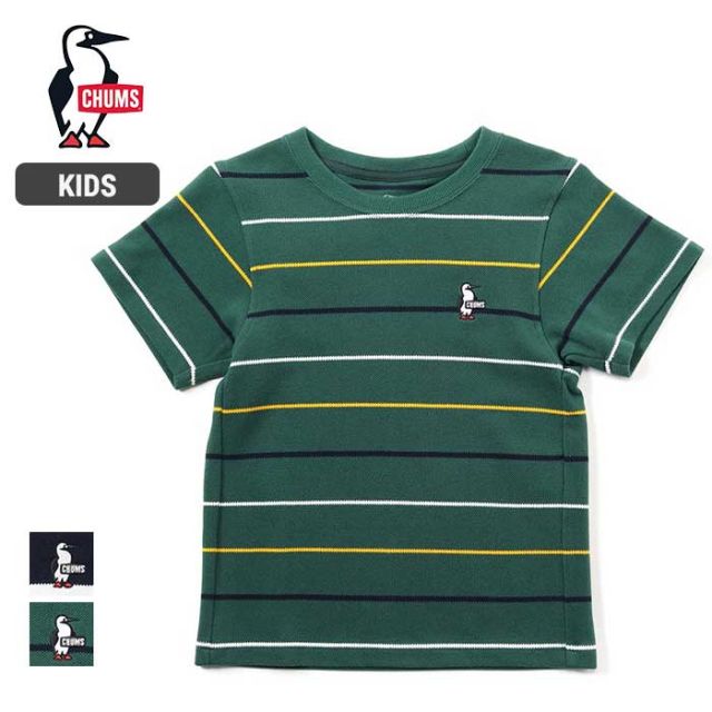 CHUMS CH22-1022 Kid's Booby Border Pique T