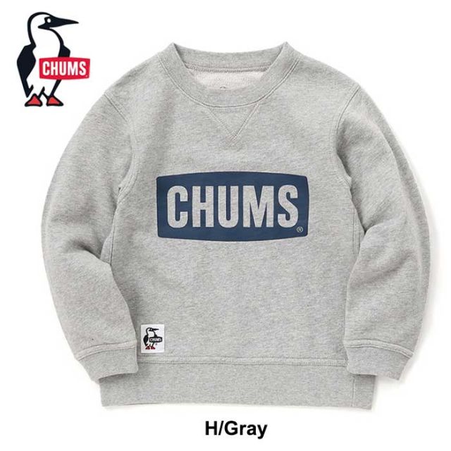CHUMS CH20-1077 Kid's Logo Crew Top LP