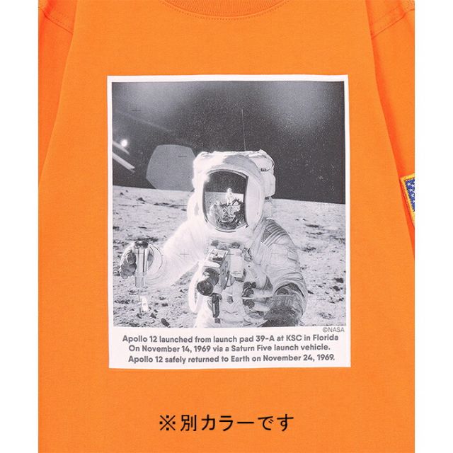 チャムス チャムス 長袖 ロンT スウェット キッズ CHUMS CH21-1410 KD キッズスペースフォトブラッシュドロングスリーブTシャツSPACE PHOTO BRD L/S T メール便 (250904)