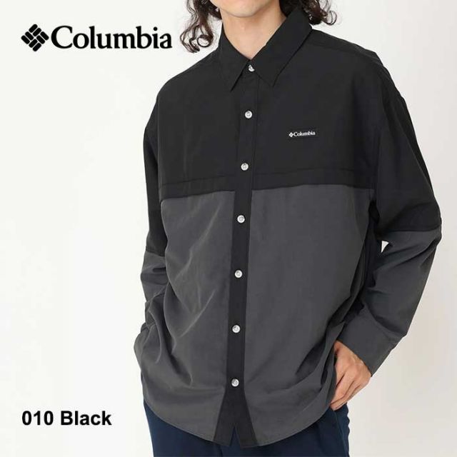 コロンビア アウトドアシャツ メンズ Columbia PM0606 トルネードリムロングスリーブシャツ TORNADE RIM LS SHIRT JACKET 長袖 撥水 UVカット 春夏 (240321)