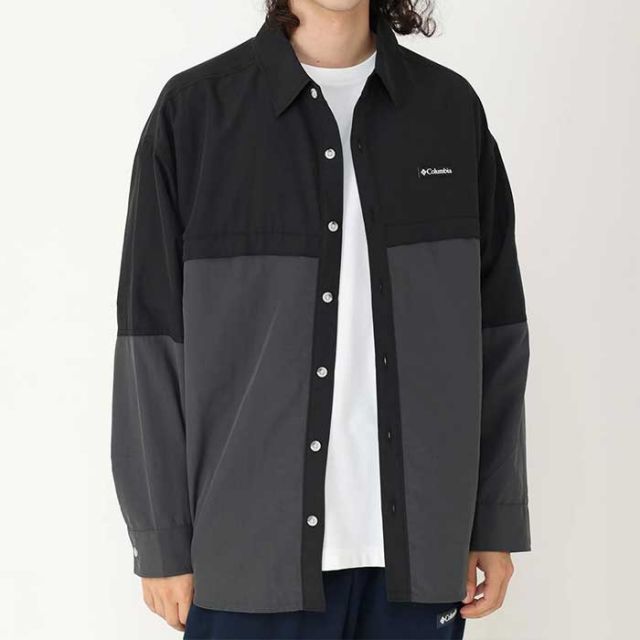 コロンビア アウトドアシャツ メンズ Columbia PM0606 トルネードリムロングスリーブシャツ TORNADE RIM LS SHIRT JACKET 長袖 撥水 UVカット 春夏 (240321)