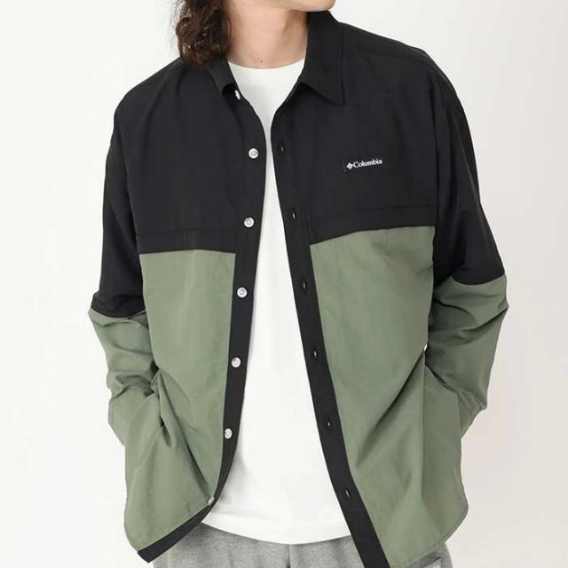 コロンビア アウトドアシャツ メンズ Columbia PM0606 トルネードリムロングスリーブシャツ TORNADE RIM LS SHIRT JACKET 長袖 撥水 UVカット 春夏 (240321)
