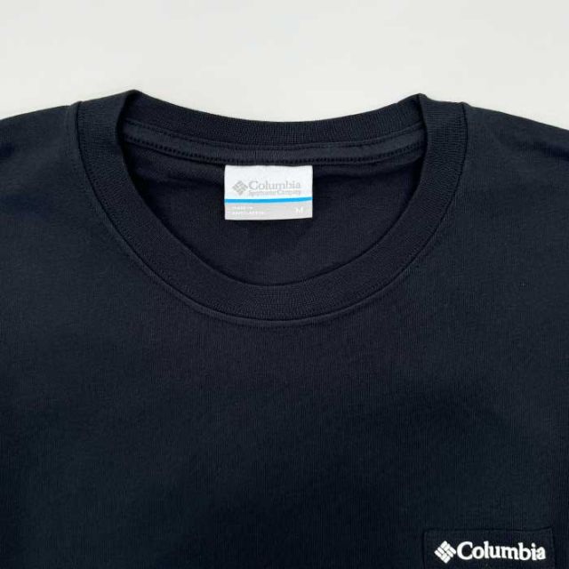 コロンビア メンズ 長袖Tシャツ Columbia XE5623 NEWFOUND GARDEN LS TEE ニューファウンドガーデンロングスリーブティー ブラック ホワイト ロンT UVカット コットン S / M / L 春夏 (240326)