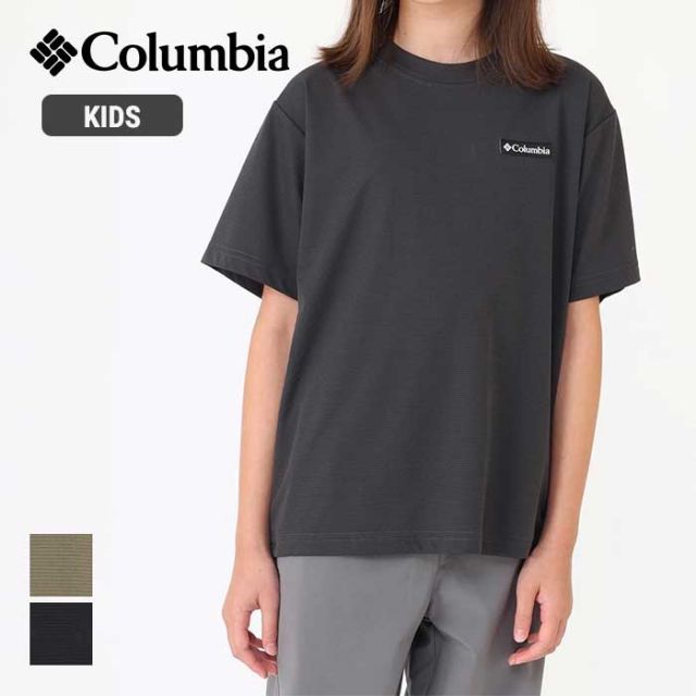 コロンビア tシャツ キッズ 半袖 男の子 女の子 ユニセックス COLUMBIA PY0176 Y CARMEL BROOK OFZ SHORT SLEEV ユースカーメルブルックオムニフリーズゼロショートスリーブTシャツ 子供服 ジュニア ブラック カーキ 春夏 メール便 (240414)