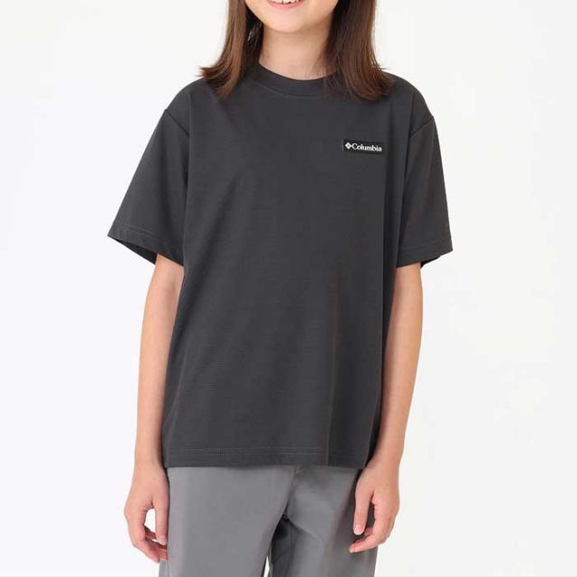コロンビア tシャツ キッズ 半袖 男の子 女の子 ユニセックス COLUMBIA PY0176 Y CARMEL BROOK OFZ SHORT SLEEV ユースカーメルブルックオムニフリーズゼロショートスリーブTシャツ 子供服 ジュニア ブラック カーキ 春夏 メール便 (240414)