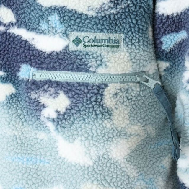 コロンビア COLUMBIA AM4498 ヘルヴェティアII プリントハーフスナップフリース ヘルヴェティアII プリントハーフスナップフリース AM4498 メンズ レディース ユニセックス フリース レトロ オリジナル柄 パイルフリース ハーフスナップ インターナショナルサイズ (250828)