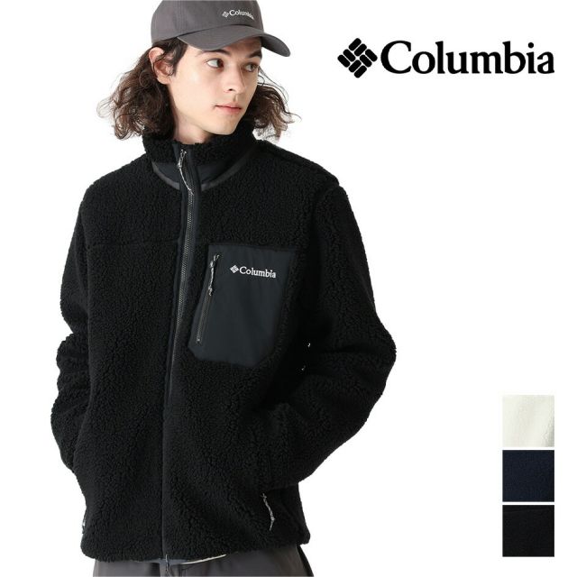 コロンビア COLUMBIA PM0514 アーチャーリッジIIIジャケット Archer Ridge III Jacket PM0514 メンズ レディース ユニセックス フリースジャケット 防風透湿 OMNI-WindBlock ボアフリース 配色切替 アウトドア タウンユース ストレッチ性 オムニウィンドブロック (250828)