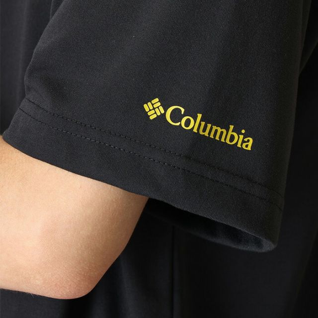 コロンビア Tシャツ メンズ 半袖 速乾 UVカット Columbia AJ3185 シダートレイルバックグラフィックTシャツ 吸汗速乾 アウトドア キャンプ スポーツ カジュアル メール便 (260316)