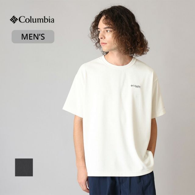 コロンビア Tシャツ メンズ 半袖 速乾 UVカット Columbia PG8784 ディスペアベイグラフィックショートスリーブTシャツ 冷却機能 オムニフリーズゼロ アウトドア メール便 (260316)