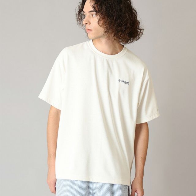コロンビア Tシャツ メンズ 半袖 速乾 UVカット Columbia PG8784 ディスペアベイグラフィックショートスリーブTシャツ 冷却機能 オムニフリーズゼロ アウトドア メール便 (260316)