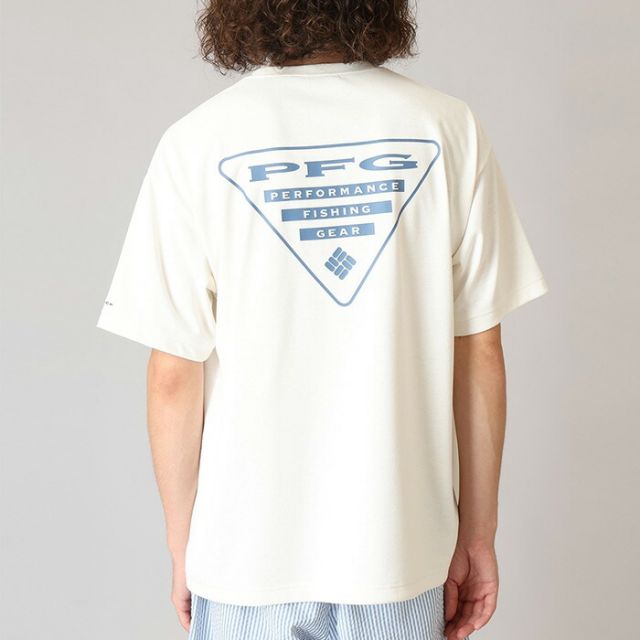 コロンビア Tシャツ メンズ 半袖 速乾 UVカット Columbia PG8784 ディスペアベイグラフィックショートスリーブTシャツ 冷却機能 オムニフリーズゼロ アウトドア メール便 (260316)