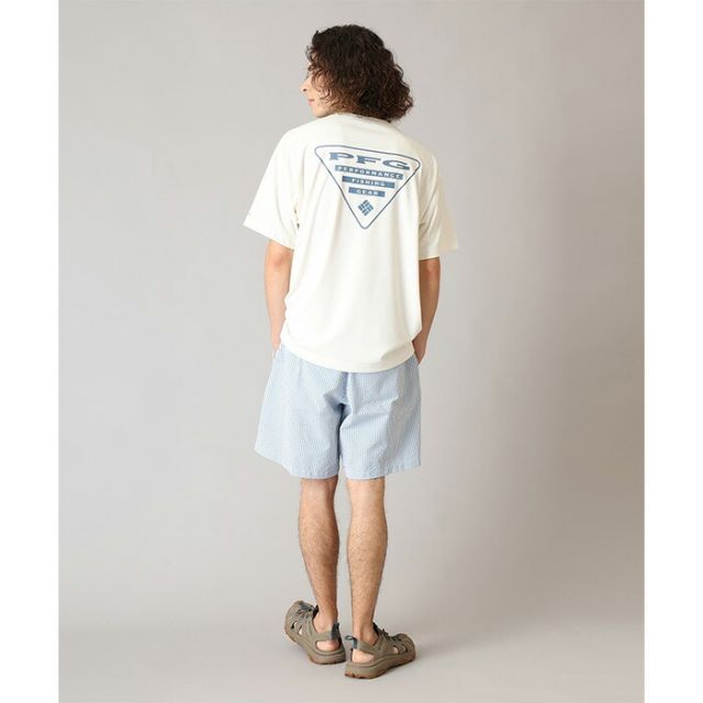 コロンビア Tシャツ メンズ 半袖 速乾 UVカット Columbia PG8784 ディスペアベイグラフィックショートスリーブTシャツ 冷却機能 オムニフリーズゼロ アウトドア メール便 (260316)