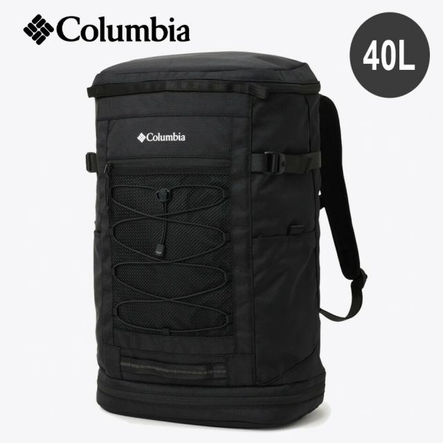コロンビア バックパック 40L カグヤクダッシュ Columbia PU7235 リュック メンズ レディース 通学 部活 大容量 撥水 オムニシールド シューズ収納 2気室 黒 KAGAYAKU DASH BACKPACK COLUMBIA PU7235 カグヤクダッシュ40L BACPAC  010 Q