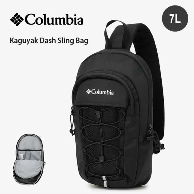 コロンビア カグヤックダッシュスリングバッグ ワンショルダーバッグ メンズ レディース ボディバッグ 7L 撥水 オムニシールド 通勤 通学 旅行 アウトドア 軽量 COLUMBIA PU7237 Kaguyak Dash Sling Bag 010 Q