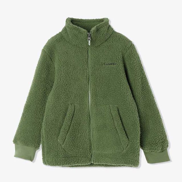 コロンビア フリース ジャケット キッズ Columbia AB0083 ラゲッドリッジ II シェルパフルジップ アウター 子供  (230918)