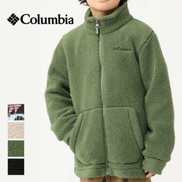 コロンビア フリース ジャケット キッズ Columbia AB0083 ラゲッドリッジ II シェルパフルジップ アウター 子供  (230918)