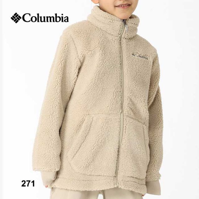 コロンビア フリース ジャケット キッズ Columbia AB0083 ラゲッドリッジ II シェルパフルジップ アウター 子供  (230918)