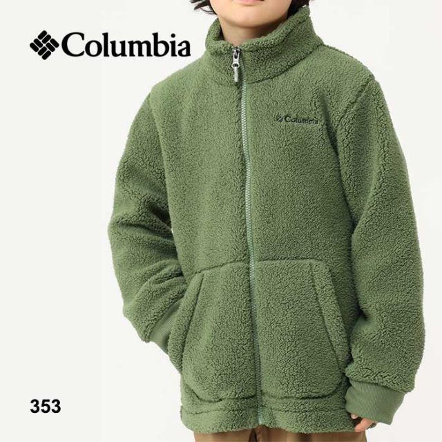 コロンビア フリース ジャケット キッズ Columbia AB0083 ラゲッドリッジ II シェルパフルジップ アウター 子供  (230918)
