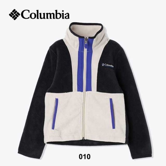 コロンビア フリース キッズ バックボールフルジップフリース 男の子 女の子 ユニセックス columbia AY1893 Back Bowl II Full Zip Fleece 秋冬 長年愛されるカラーブロックデザイン アウトドア タウンユース 秋冬 防寒 軽量 (240908)