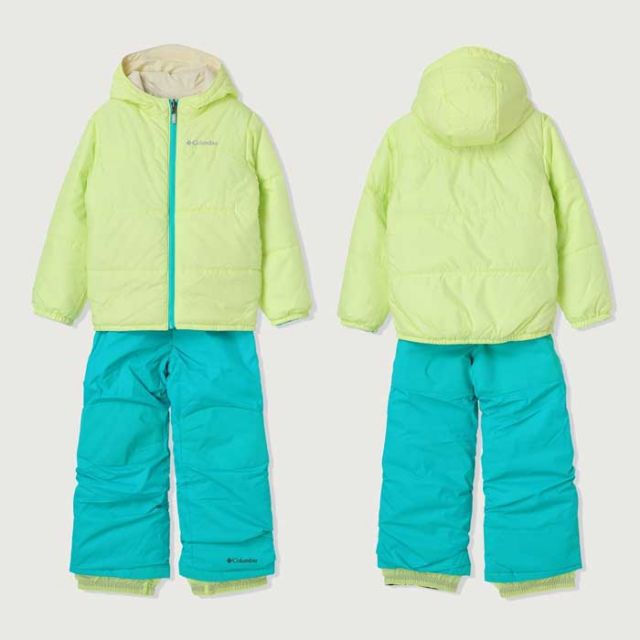コロンビア スキーウェアセット 雪遊び スノーウェア キッズ ダブルフレークIIセット スノーボードウェア columbia SA5101 Double Flake II Set (240908)