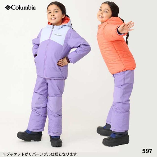 コロンビア スキーウェアセット 雪遊び スノーウェア キッズ ダブルフレークIIセット スノーボードウェア columbia SA5101 Double Flake II Set (240908)