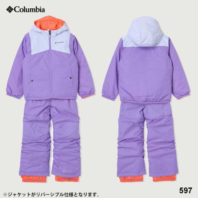 コロンビア スキーウェアセット 雪遊び スノーウェア キッズ ダブルフレークIIセット スノーボードウェア columbia SA5101 Double Flake II Set (240908)