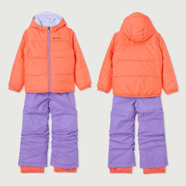 コロンビア スキーウェアセット 雪遊び スノーウェア キッズ ダブルフレークIIセット スノーボードウェア columbia SA5101 Double Flake II Set (240908)