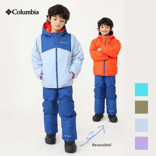 コロンビア スキーウェアセット 雪遊び スノーウェア キッズ ダブルフレークIIセット スノーボードウェア columbia SA5101 Double Flake II Set (240908)