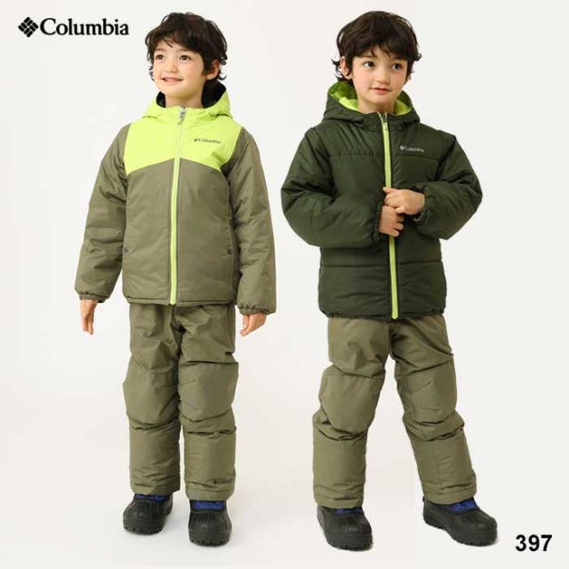 コロンビア スキーウェアセット 雪遊び スノーウェア キッズ ダブルフレークIIセット スノーボードウェア columbia SA5101 Double Flake II Set (240908)