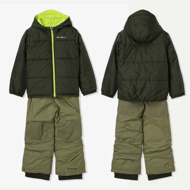 コロンビア スキーウェアセット 雪遊び スノーウェア キッズ ダブルフレークIIセット スノーボードウェア columbia SA5101 Double Flake II Set (240908)