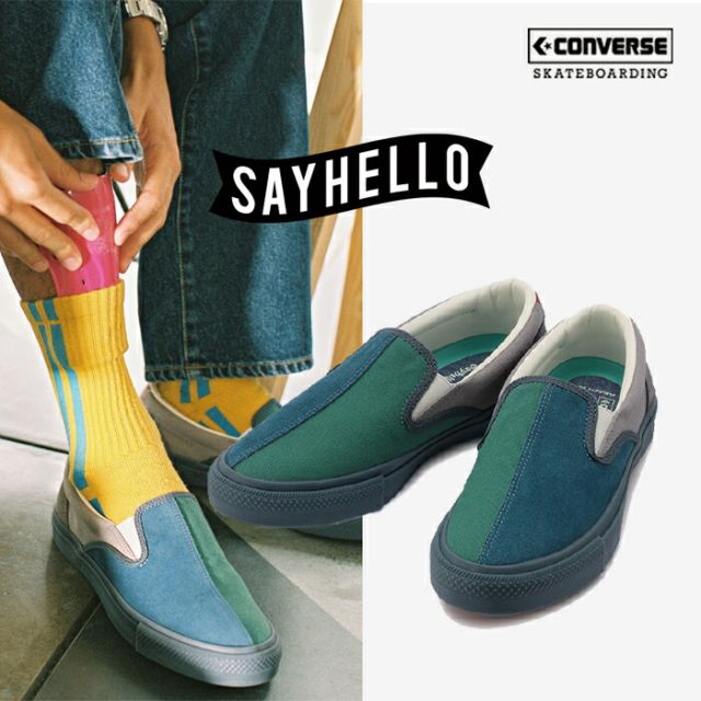 CONVERSE CS SLIP-ON SK SAYHELLO+