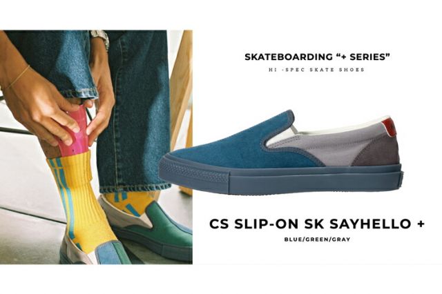 CONVERSE CS SLIP-ON SK SAYHELLO+