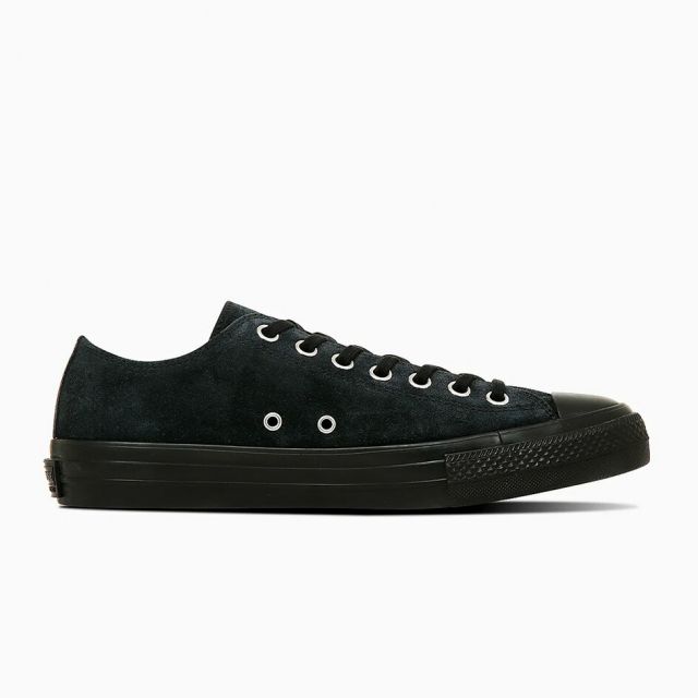 コンバース CONVERSE 33701900 ALL STAR OX オールスター スケート仕様 ローカット スエード ブラックモノクローム メンズ レディース ユニセックス スケートボード カップインソール搭載 REACT SK スペアシューレース付属 (20250818)
