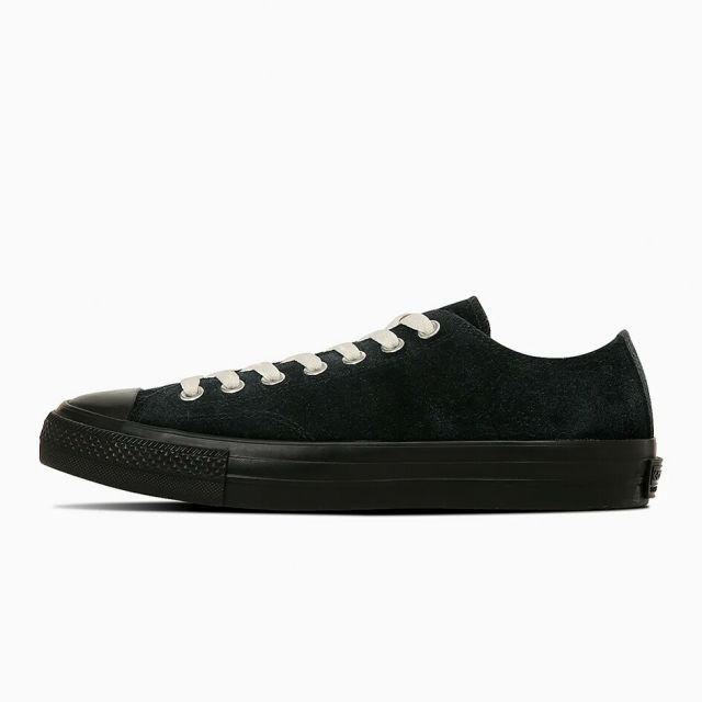 コンバース CONVERSE 33701900 ALL STAR OX オールスター スケート仕様 ローカット スエード ブラックモノクローム メンズ レディース ユニセックス スケートボード カップインソール搭載 REACT SK スペアシューレース付属 (20250818)